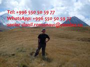 Guide,  driver in Kyrgyzstan,  tourism,  travel,  excursions,  hiking